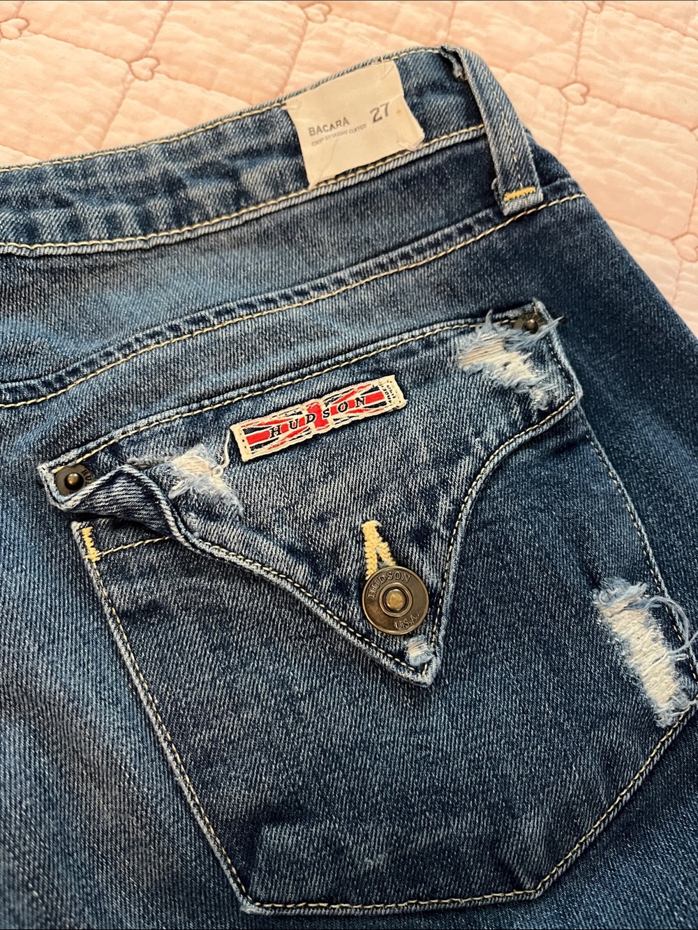 Hudson Bacara crop Jean